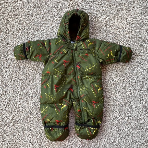 columbia baby one piece down snowsuit 🧡 12 mo